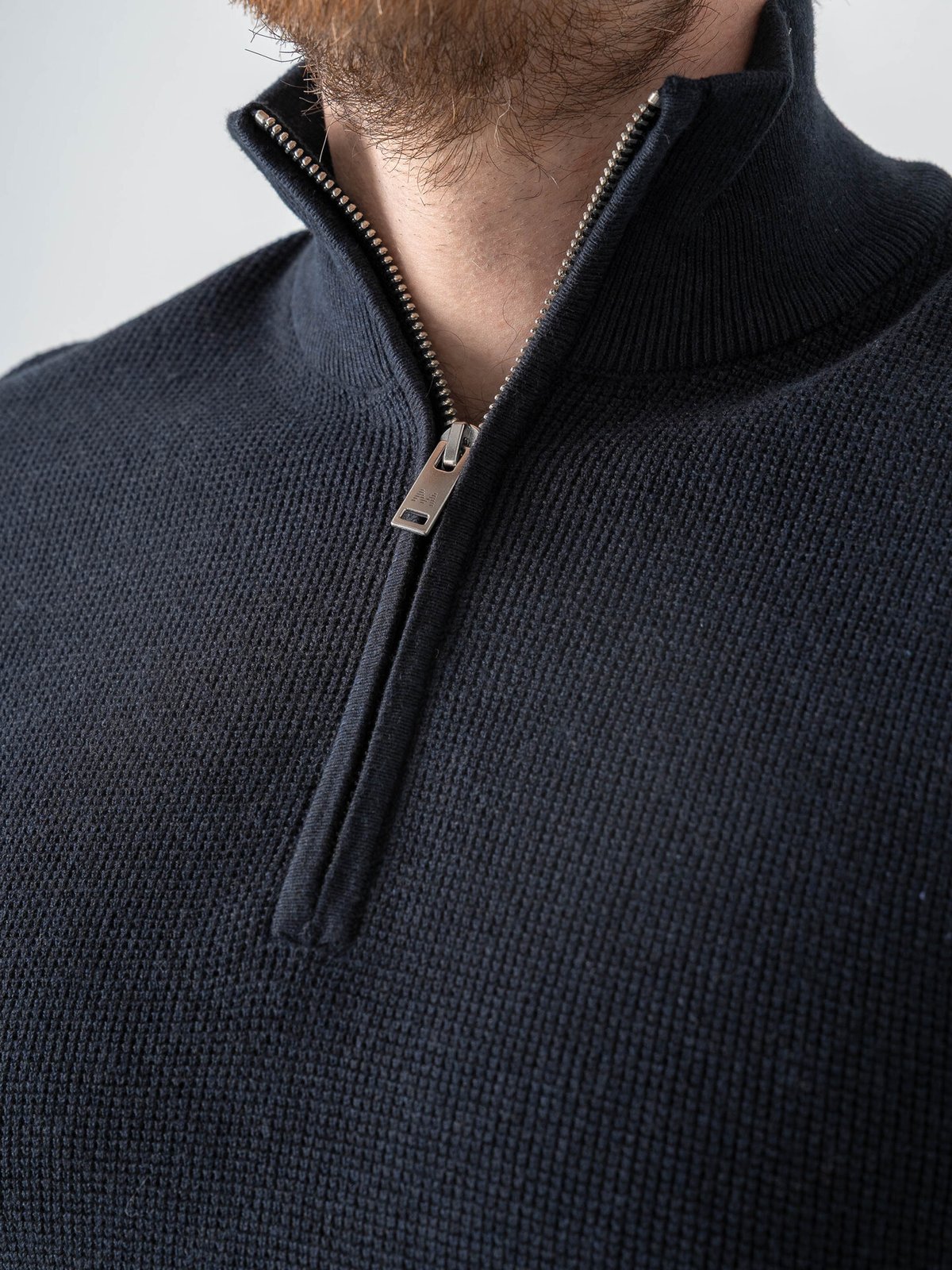 Matinique Lagoon Half Zip Dark Navy Melange