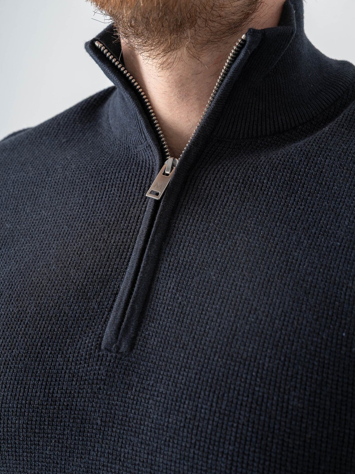 Matinique Lagoon Half Zip Dark Navy Melange