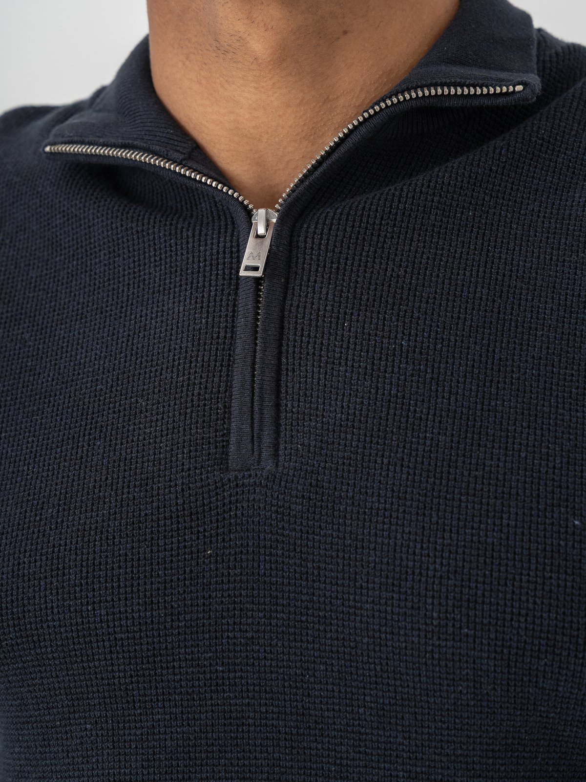 Matinique Lagoon Half Zip Dark Navy Melange