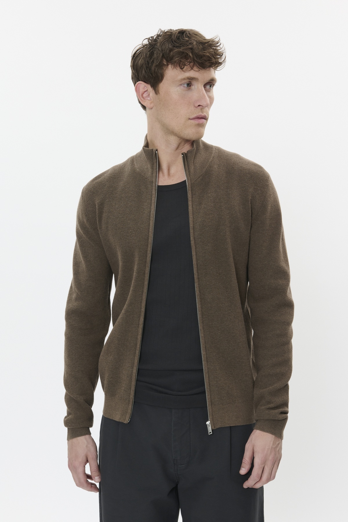 Matinique Lagoon Cardigan Morel Melange