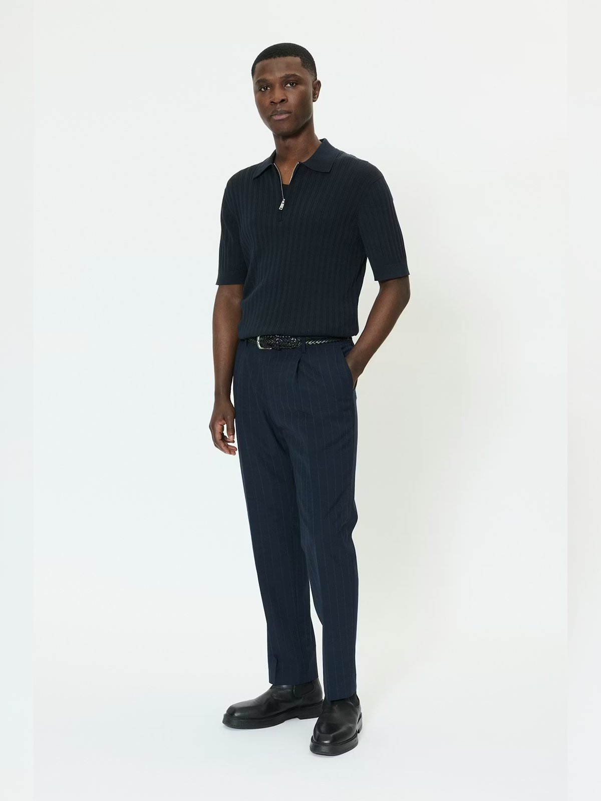 Matinique Polo Knit Dark Navy