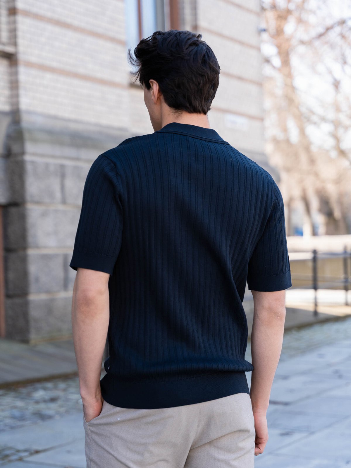 Matinique Polo Knit Dark Navy