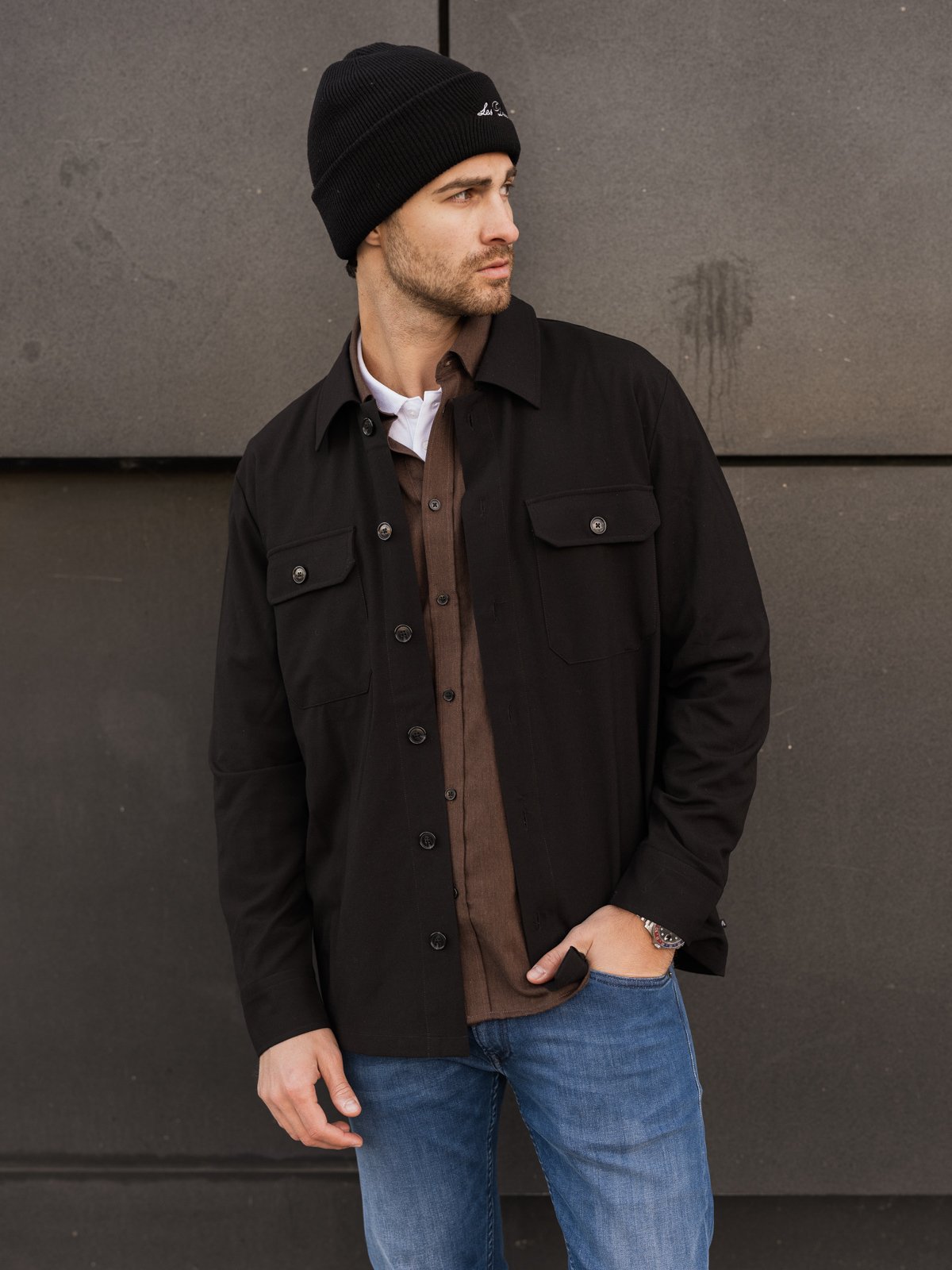 Matinique Adamo Overshirt Black