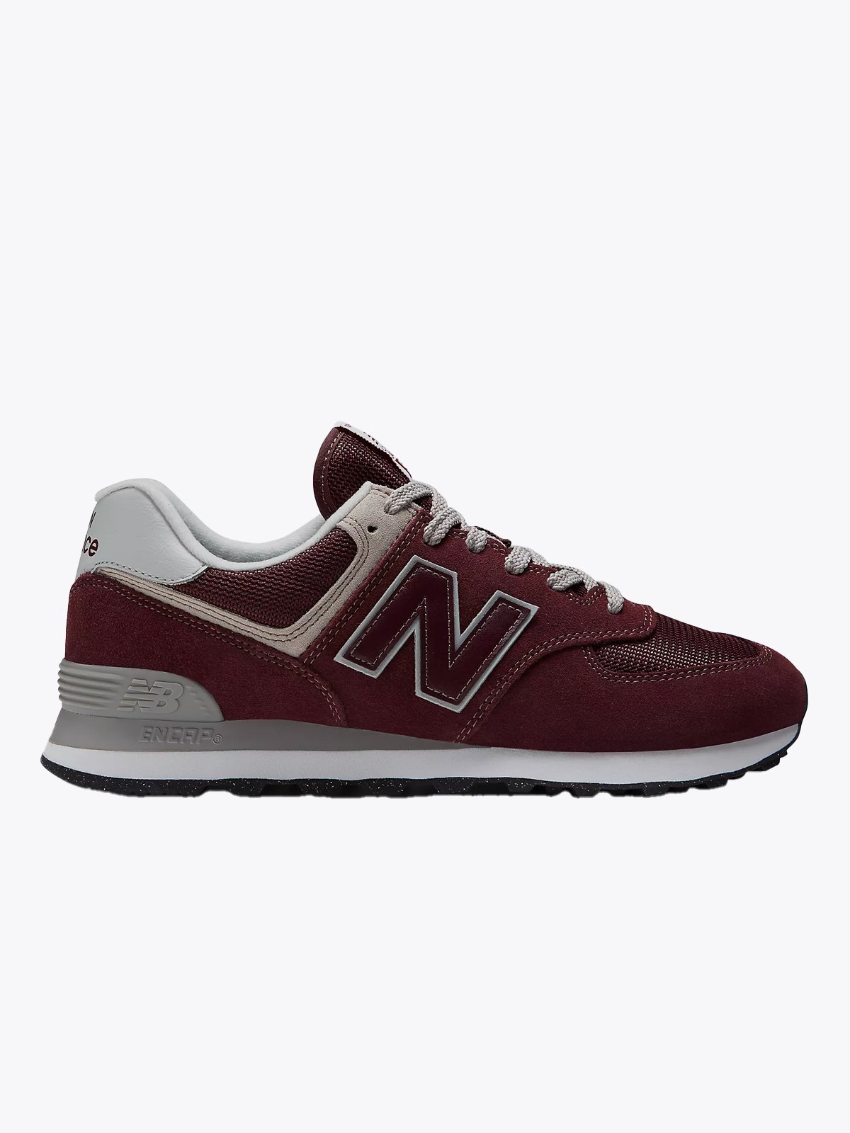 New Balance ML574 Burgundy with white