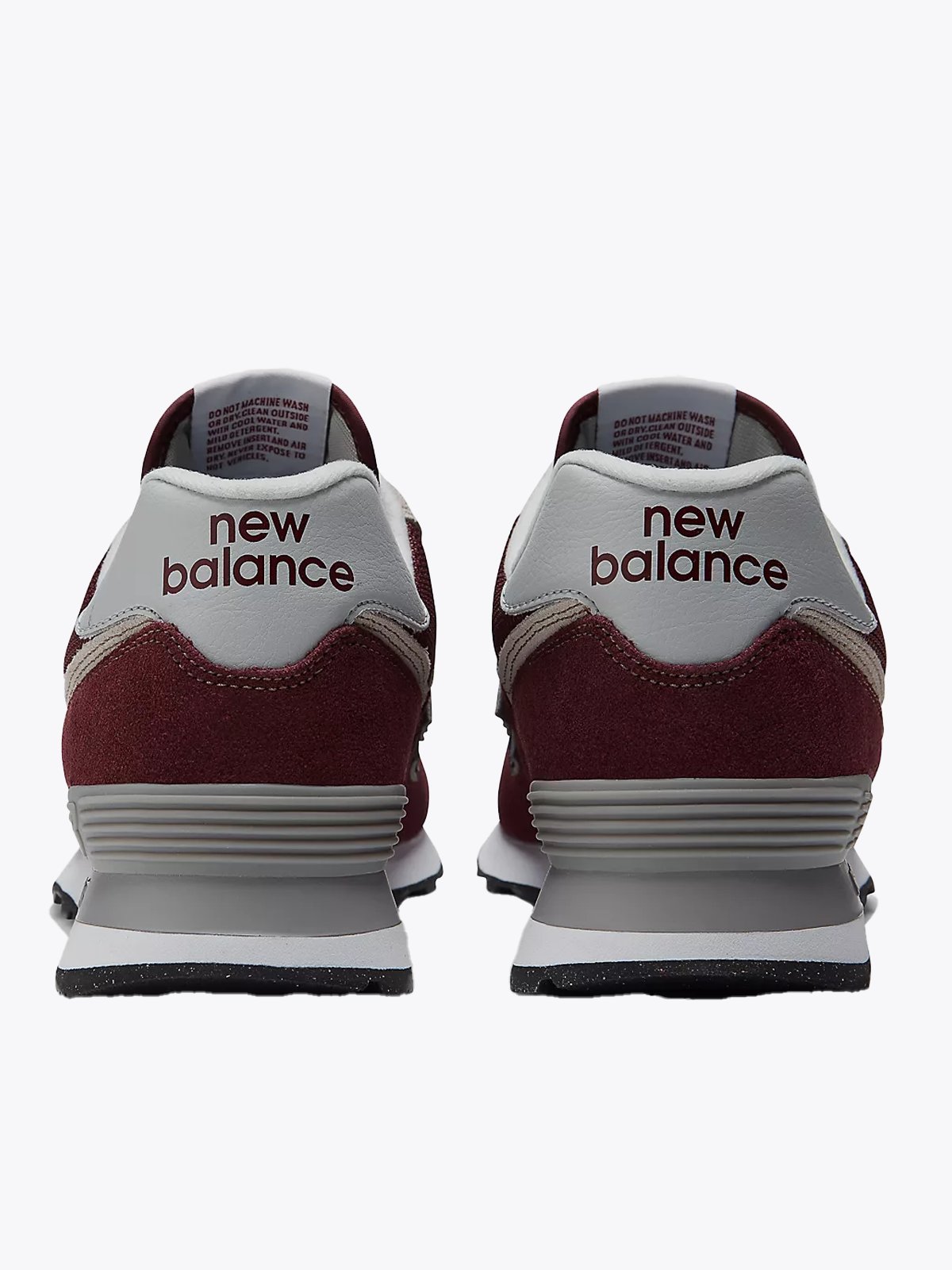 New Balance ML574 Burgundy with white