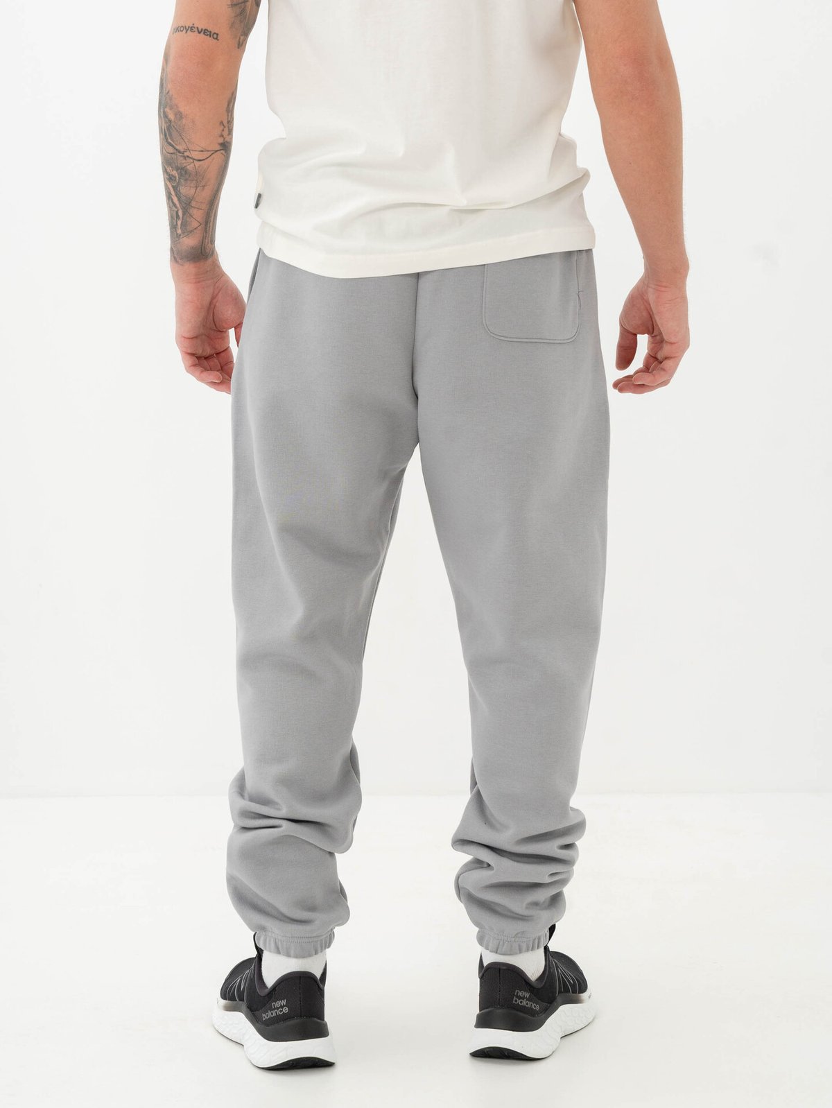 New Balance Reimagined Fleece Graphic Jogger Slate Grey