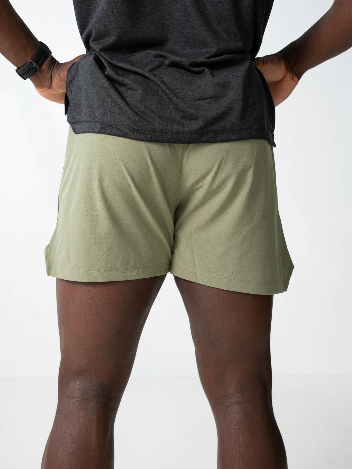 New Balance RC Shorts 5inch Dark olivine