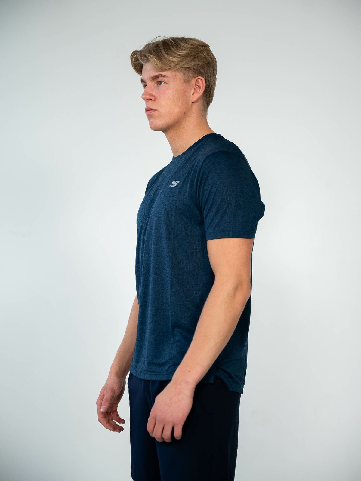 New Balance Athletics T-shirt Blå