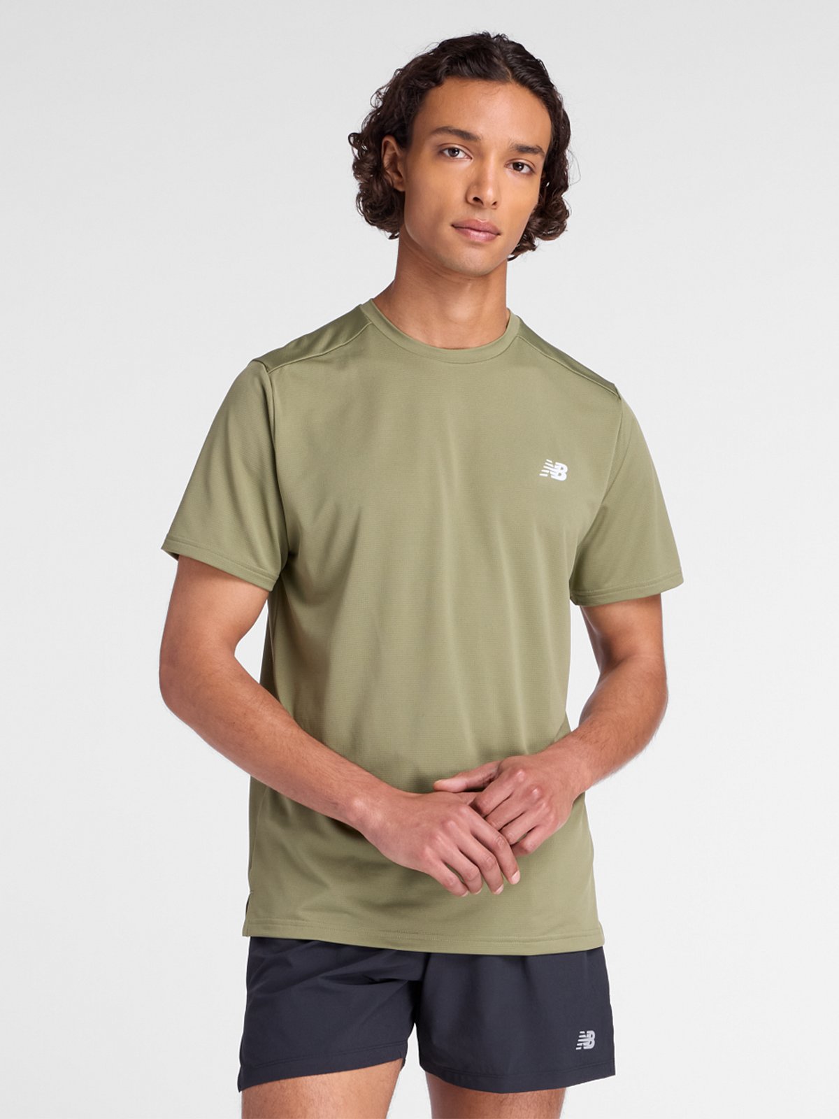 New Balance Sport Short Sleeve T-Shirt Grønn