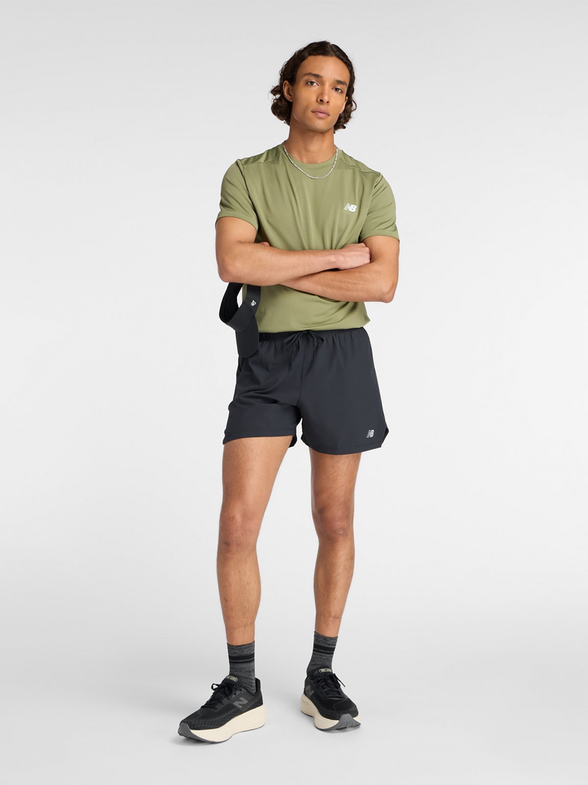 New Balance Sport Short Sleeve T-Shirt Grønn
