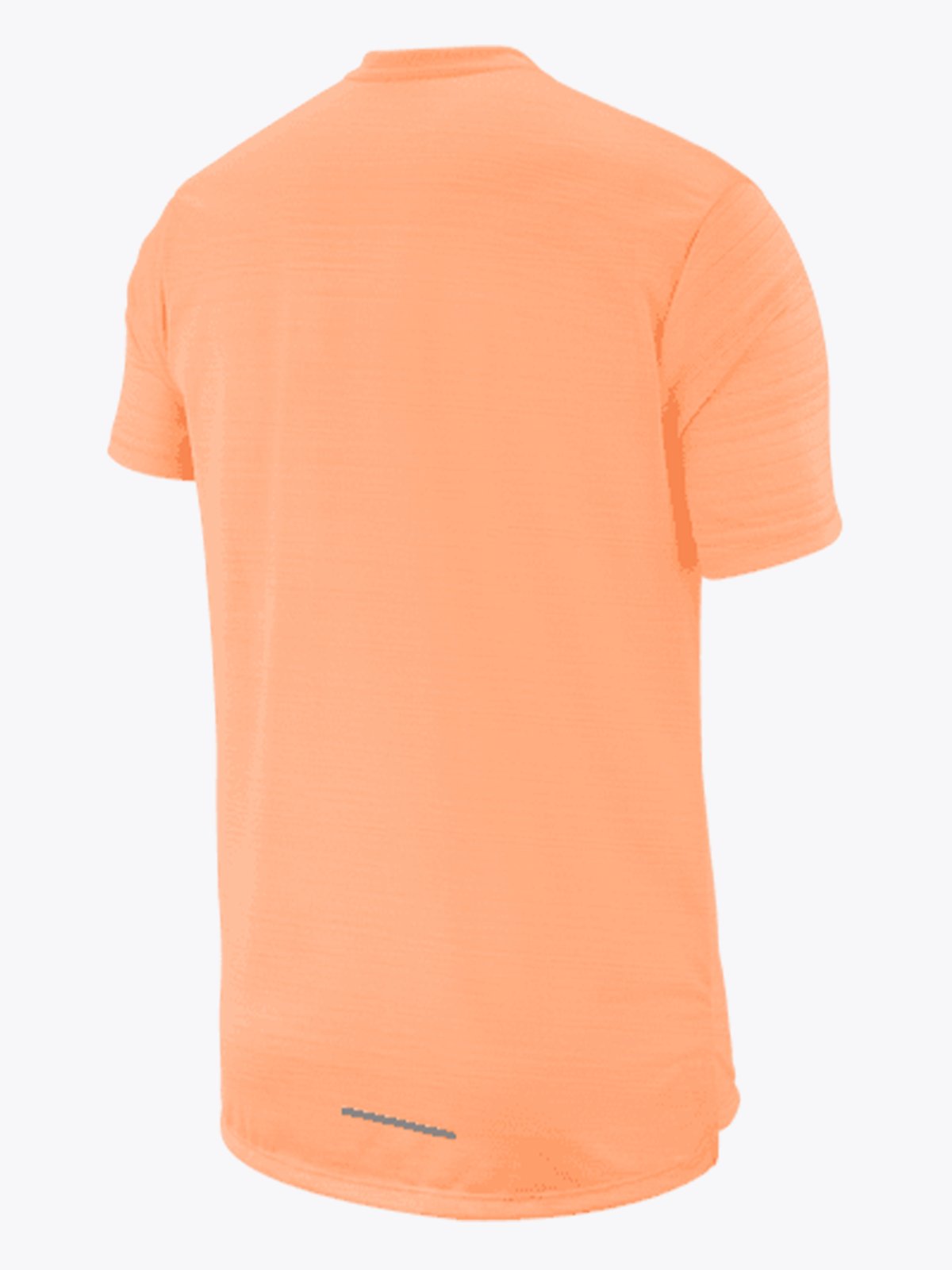 Nike Dri-Fit Miler Top Short Sleeve Orange Pulse / Reflective Silv