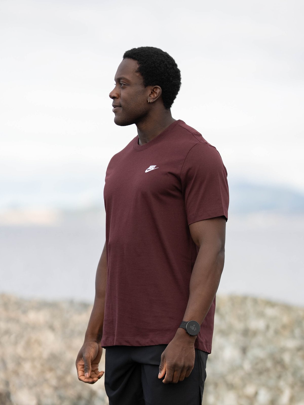 Nike Club Tee Burgundy Crush