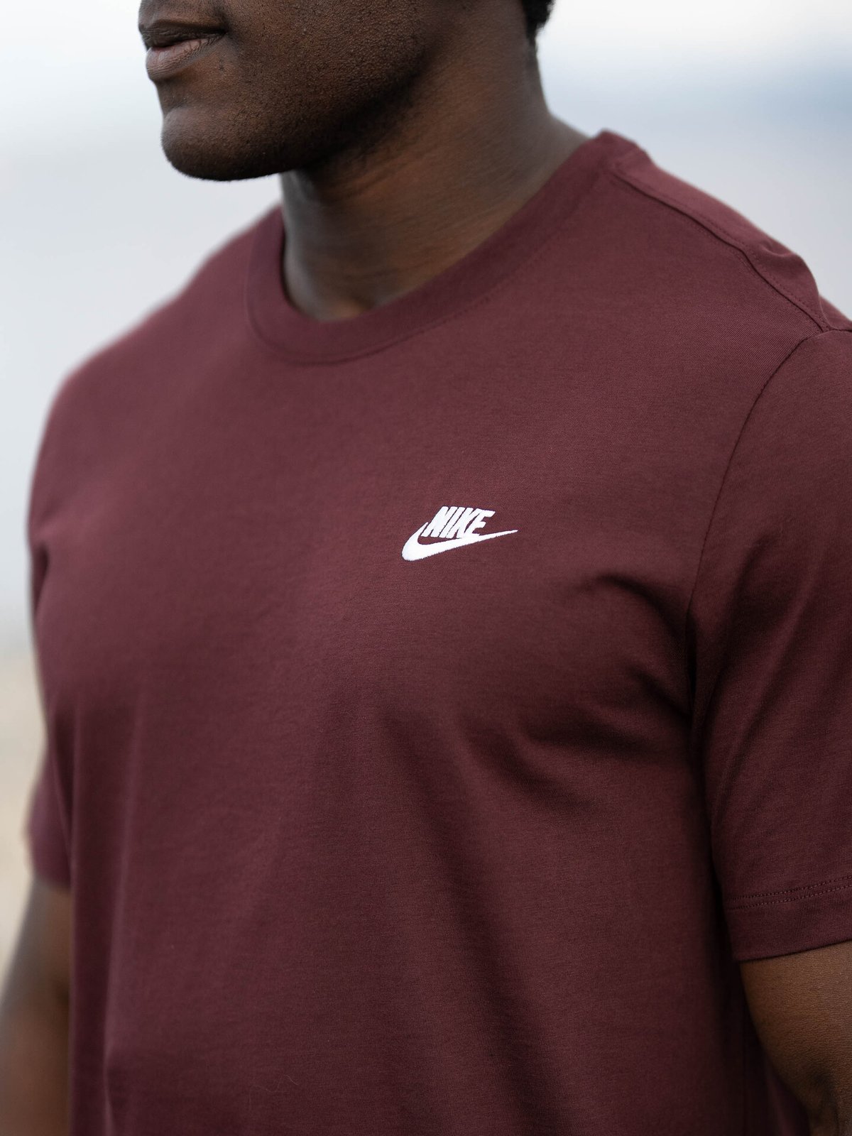 Nike Club Tee Burgundy Crush