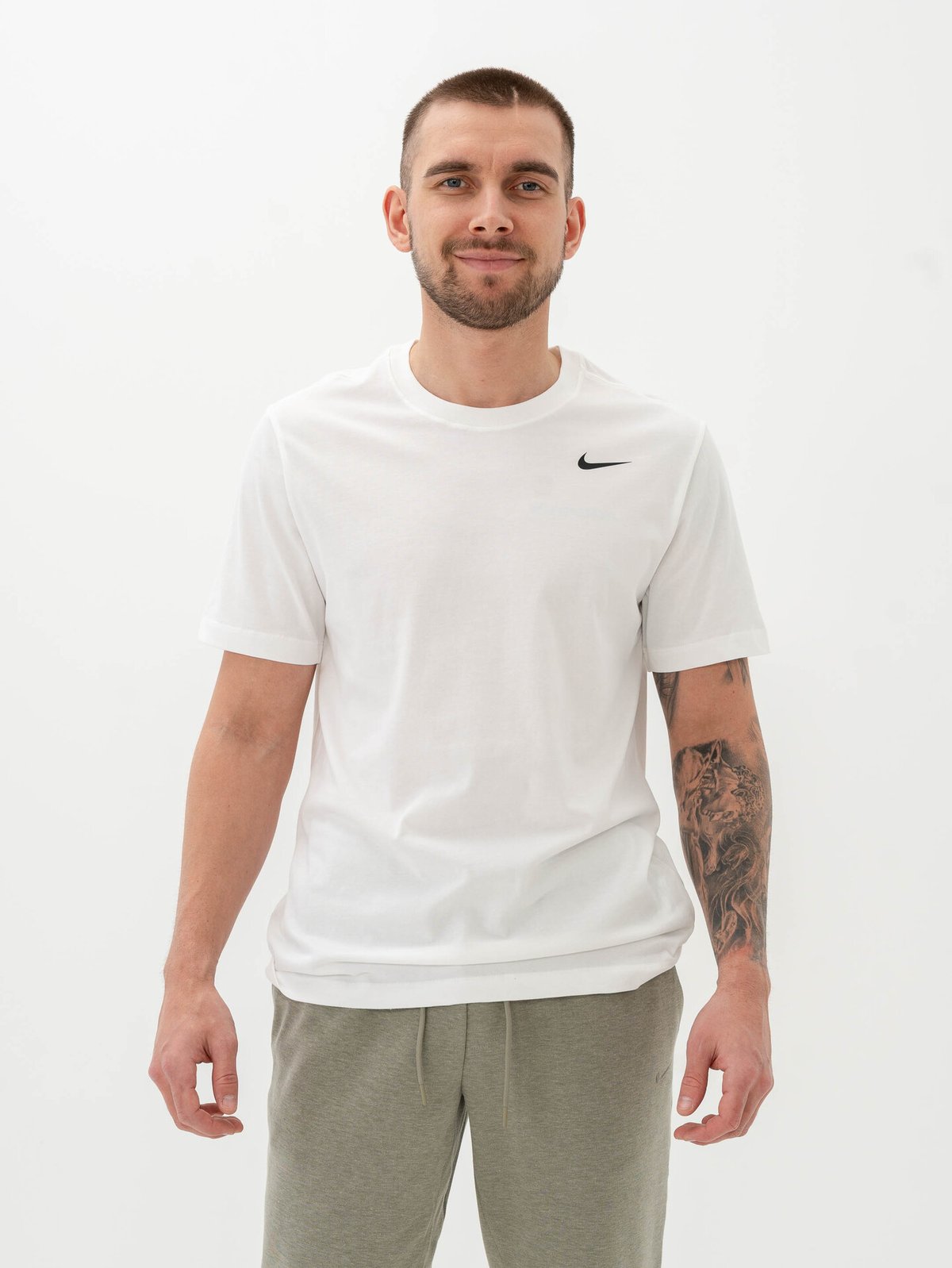 Nike Dri-Fit DFC Crew Solid Tee White
