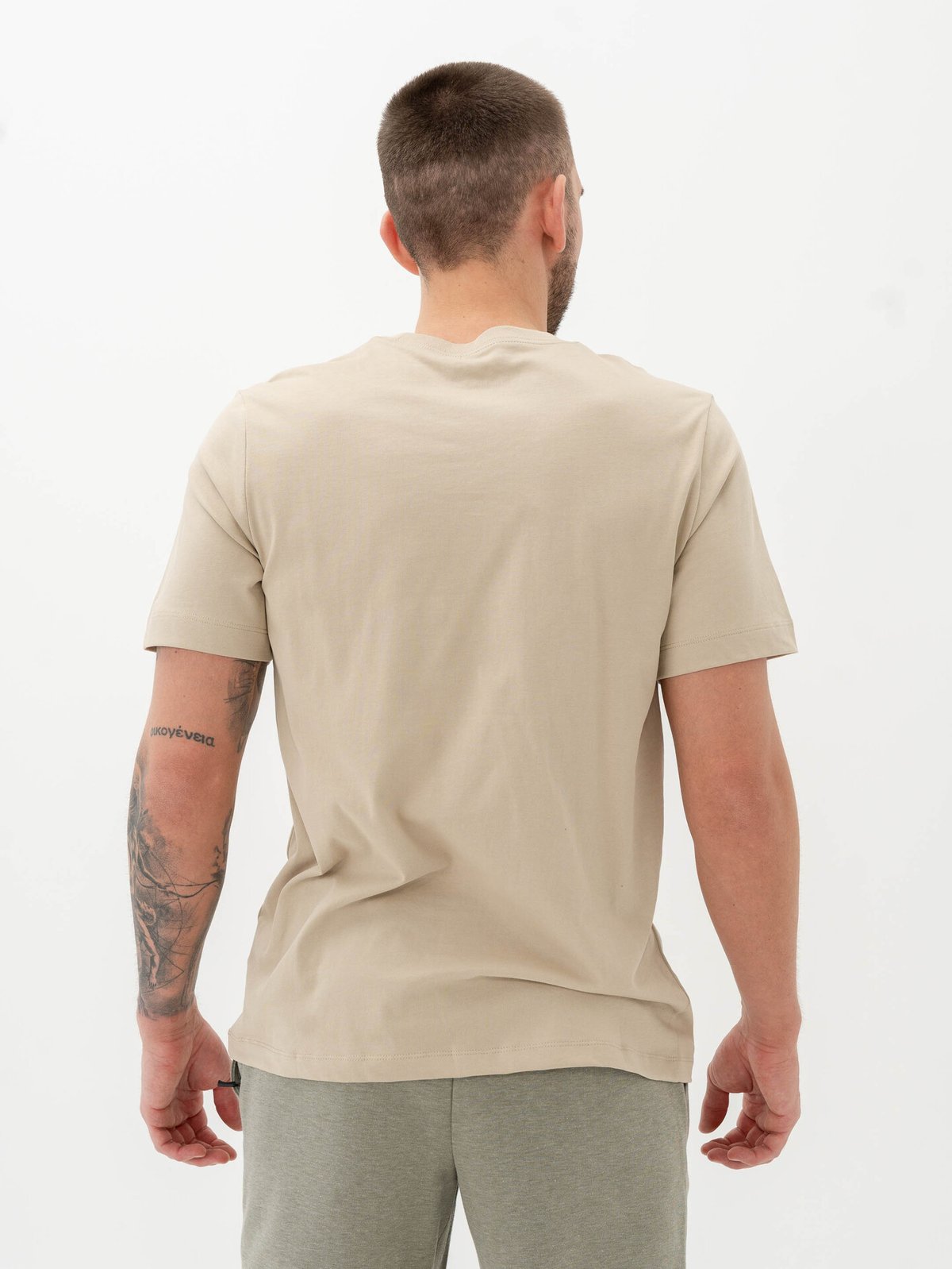 Nike Dri-Fit DFC Crew Solid Tee Desert Khaki / Black