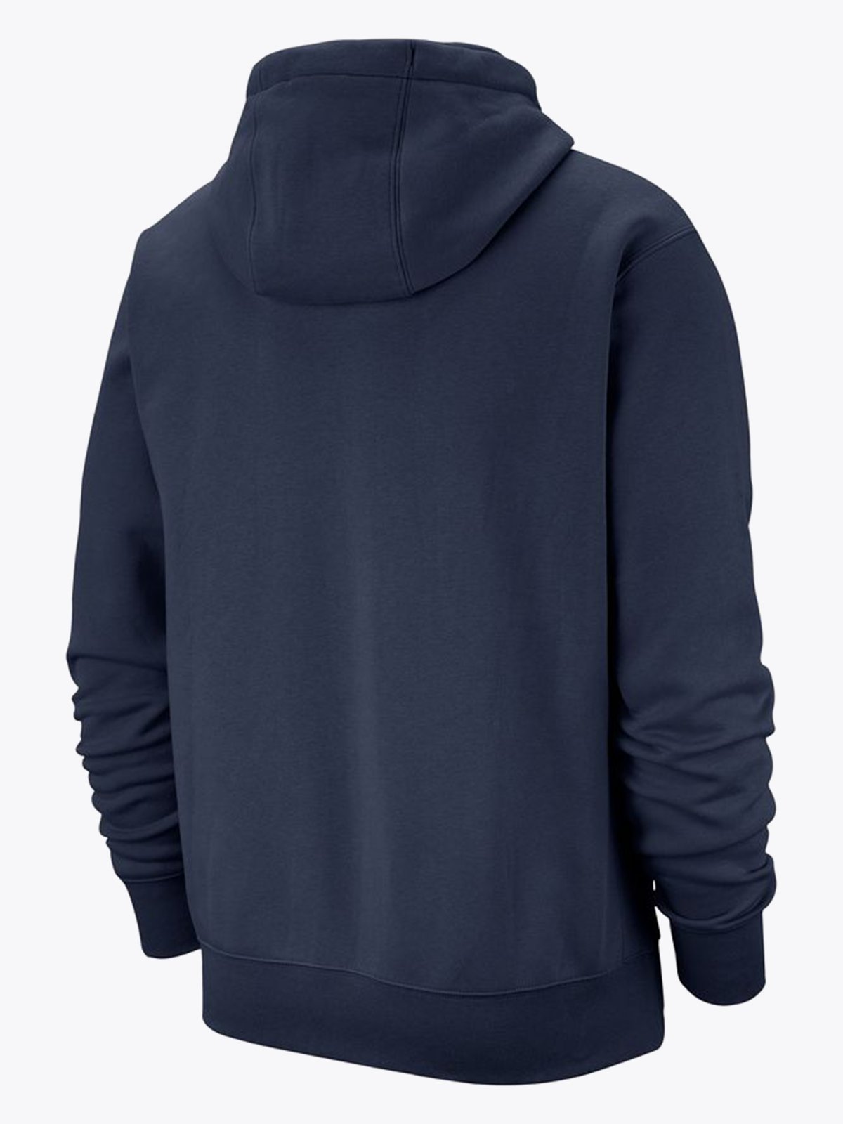 Nike Club Pullover Fleece Hoodie Midnight Navy/Hvit