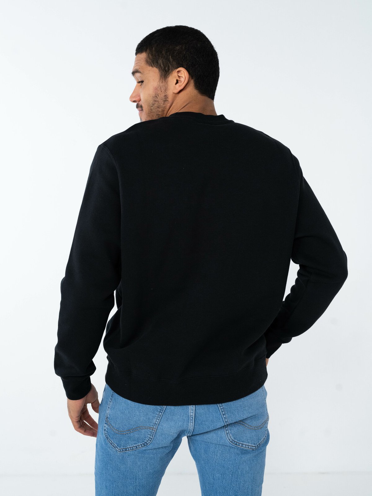 Nike Club Fleece Crew Svart