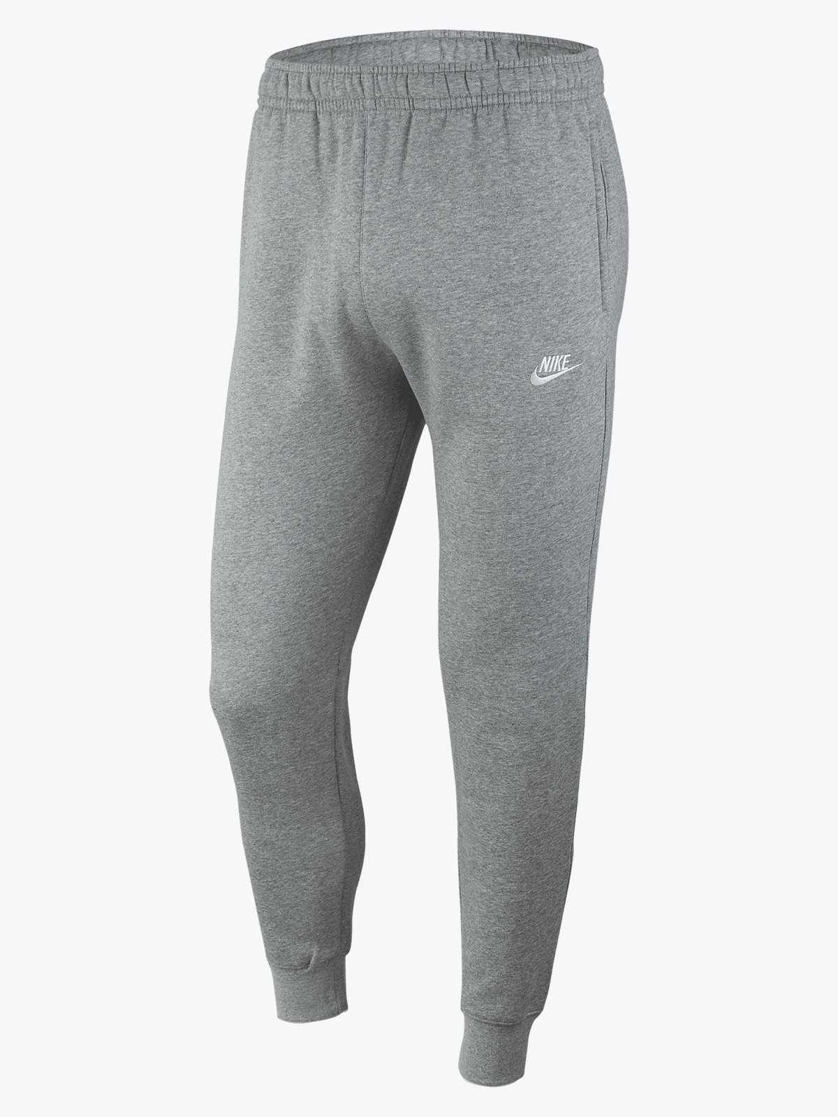 Nike Club Fleece Pant Dark Grey Heather/Matte Silver/Hvit