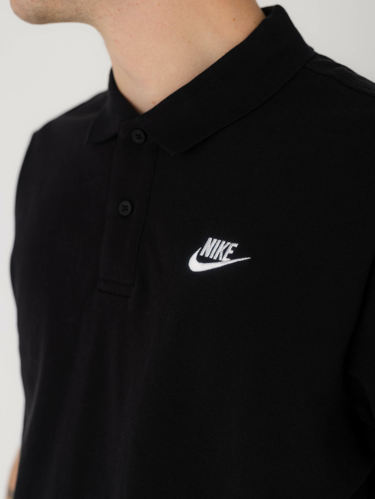 Nike Sportswear Club Matchup Polo Black / White
