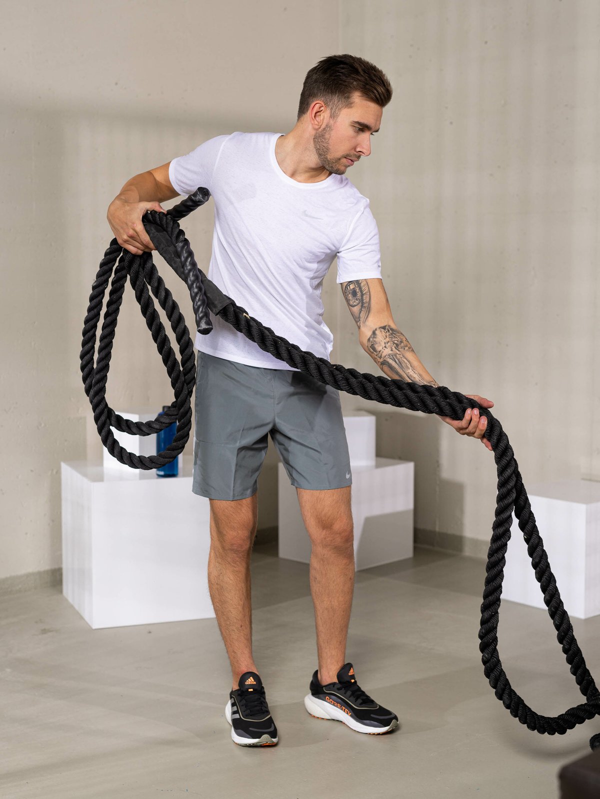 Nike Dri-Fit Miler Top Short Sleeve Hvit