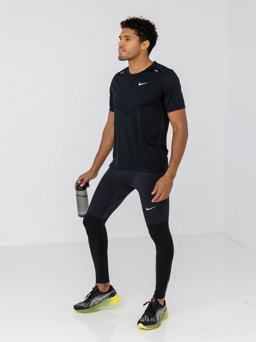 Nike Dri-Fit Rise 365 Short Sleeve Svart