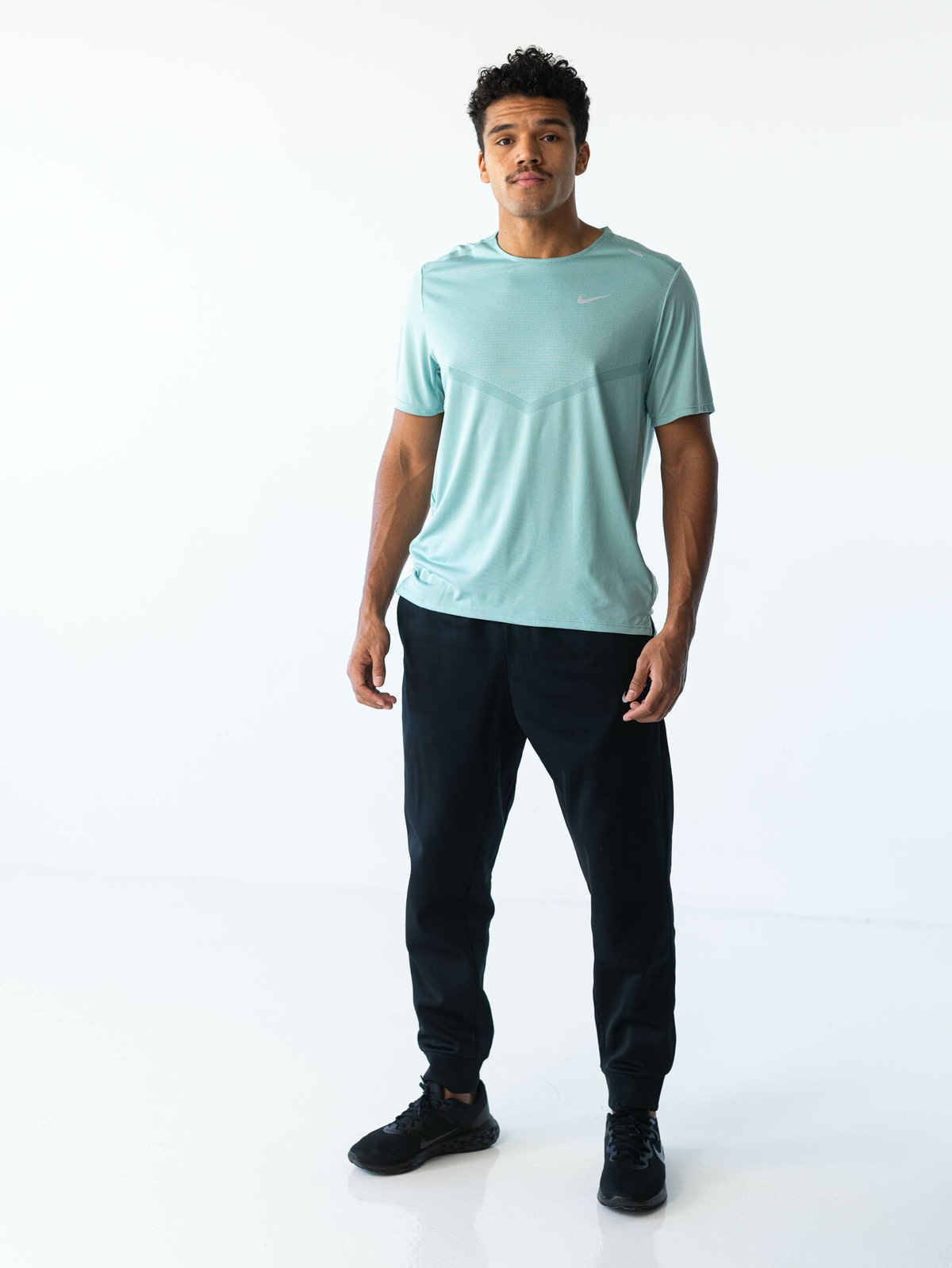 Nike Dri-Fit Rise 365 Short Sleeve Mineral / Reflective Silver