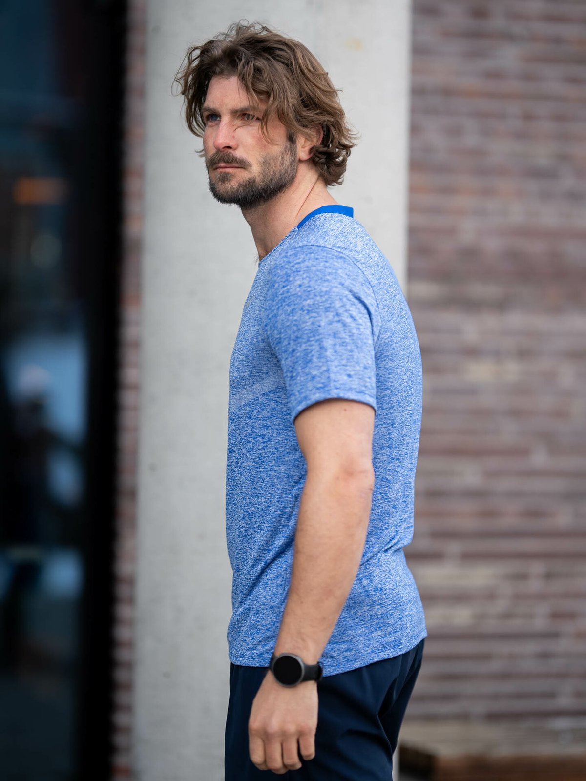 Nike Dri-Fit Rise 365 Short Sleeve Game Royal / Heather