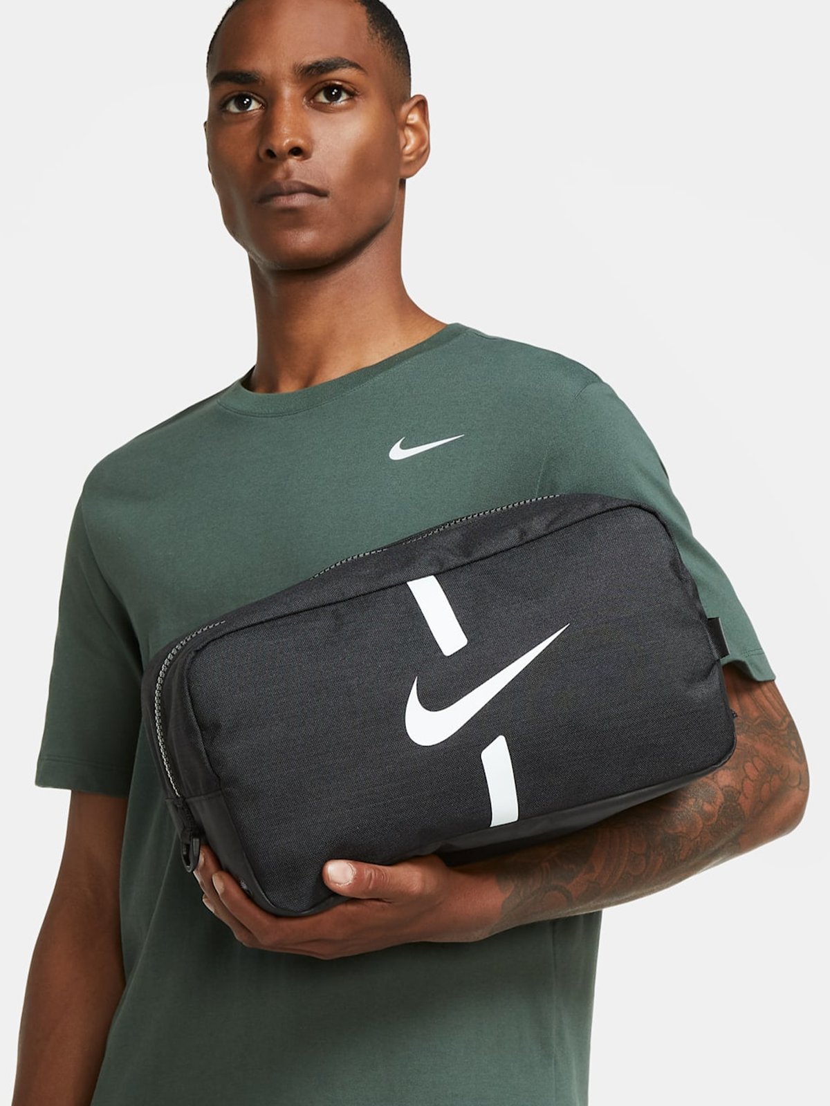 Nike Academy Soccer Shoe Bag Black / White