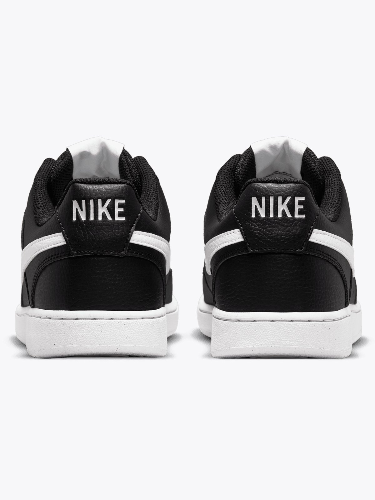 Nike Court Vision Low Next Nature Svart/Svart/Hvit