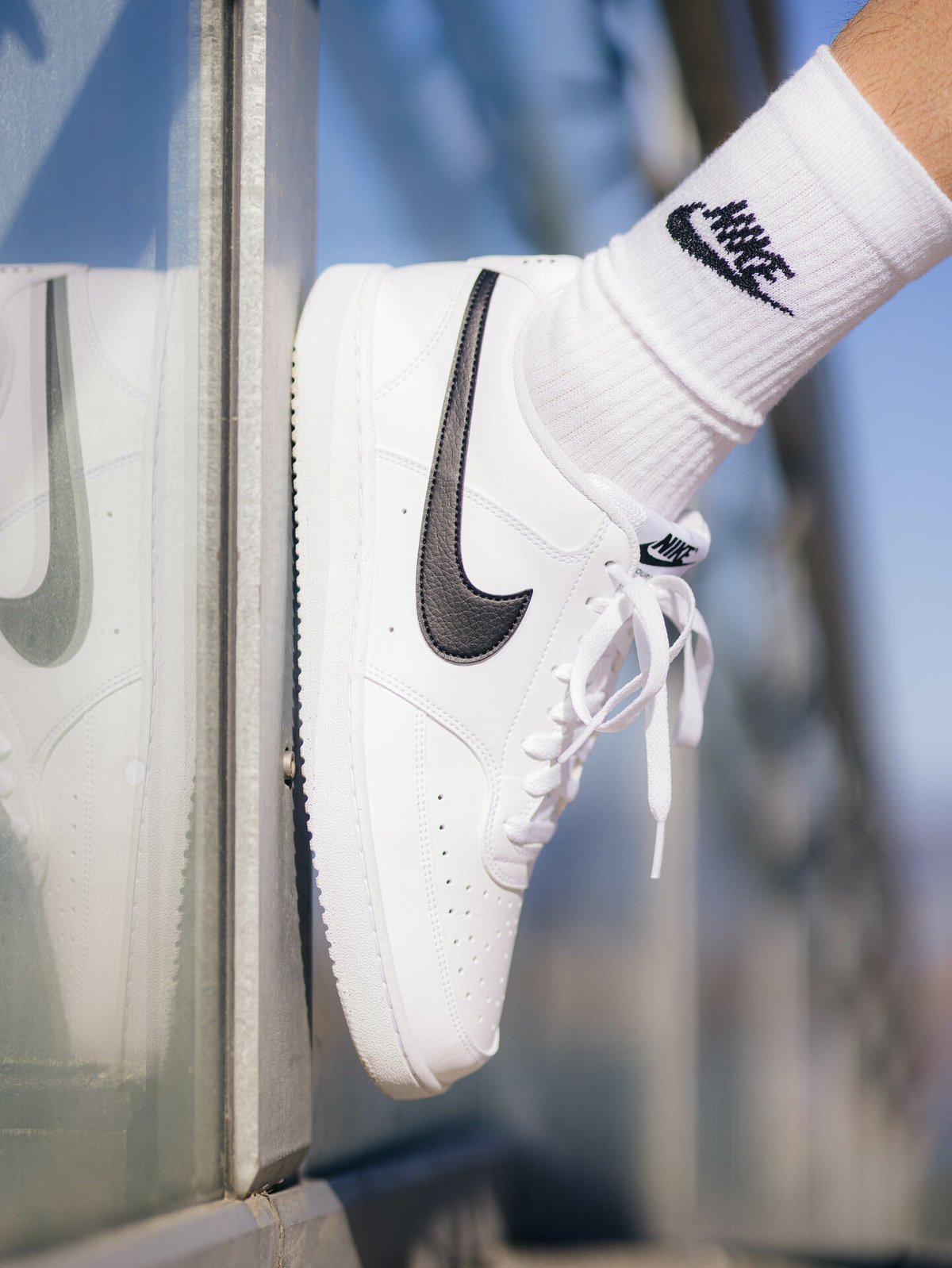 Nike Court Vision Low Next Nature Hvit