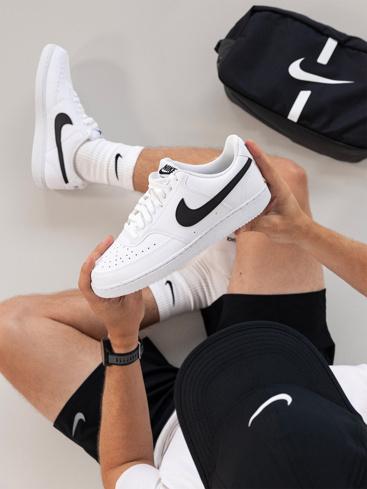 Nike Court Vision Low Next Nature Hvit