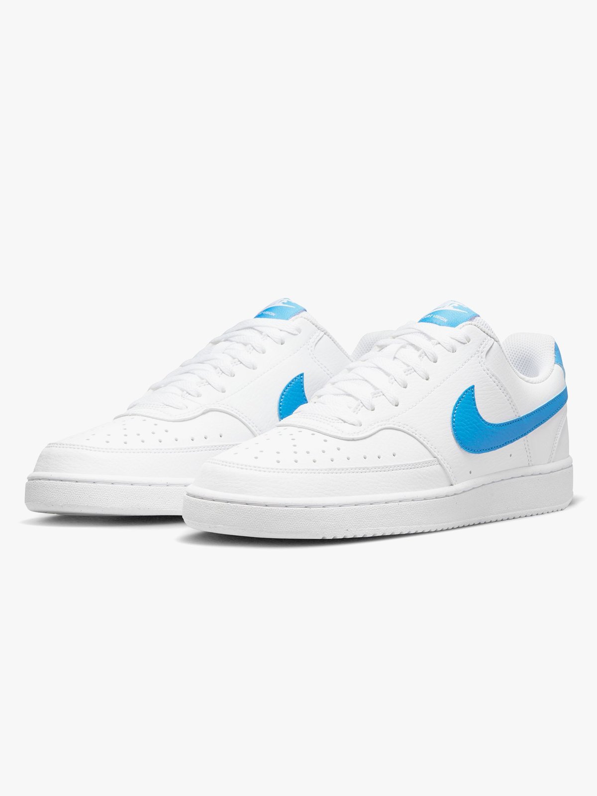 Nike Court Vision Low Next Nature Hvit/Light Photo Blue