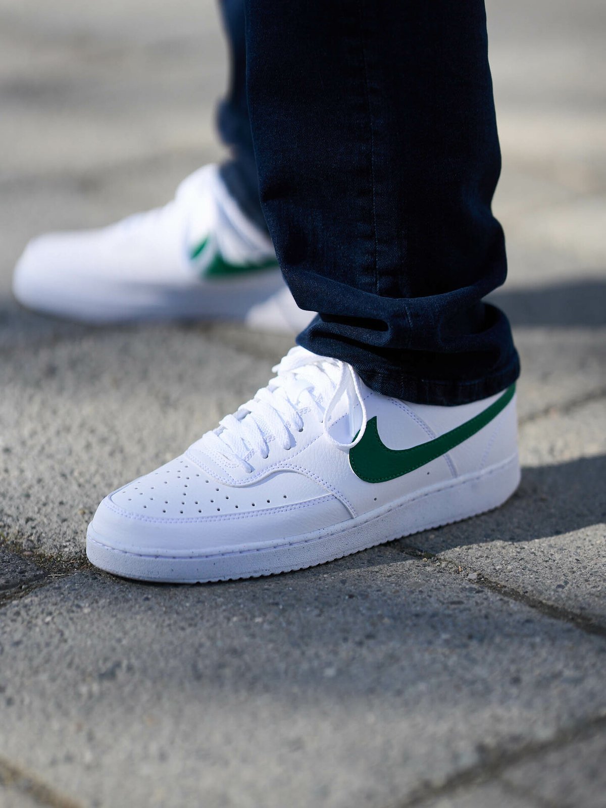 Nike Court Vision Low Next Nature White / Malachite-White