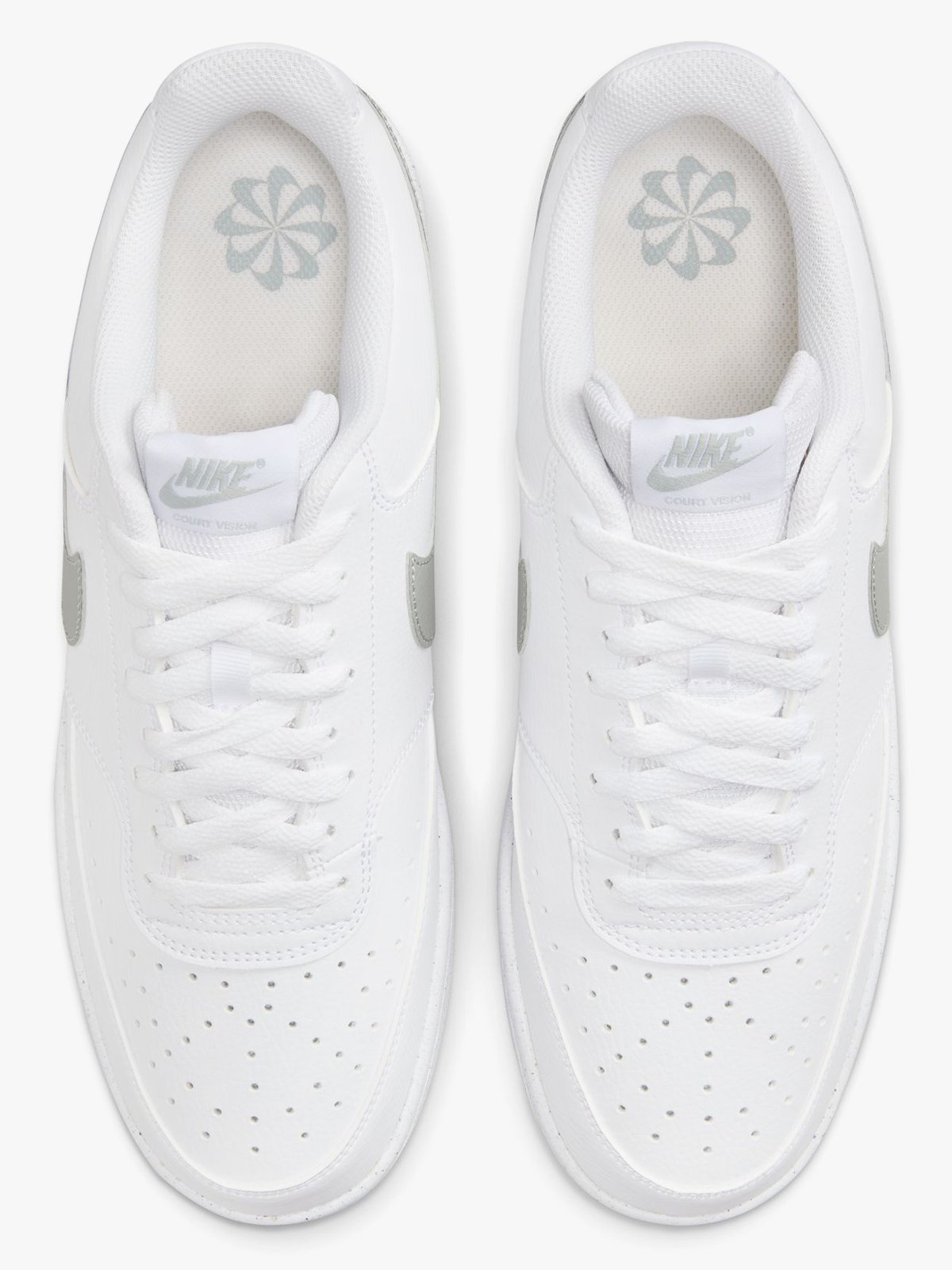 Nike Court Vision Low Next Nature White / Light Smoke Grey