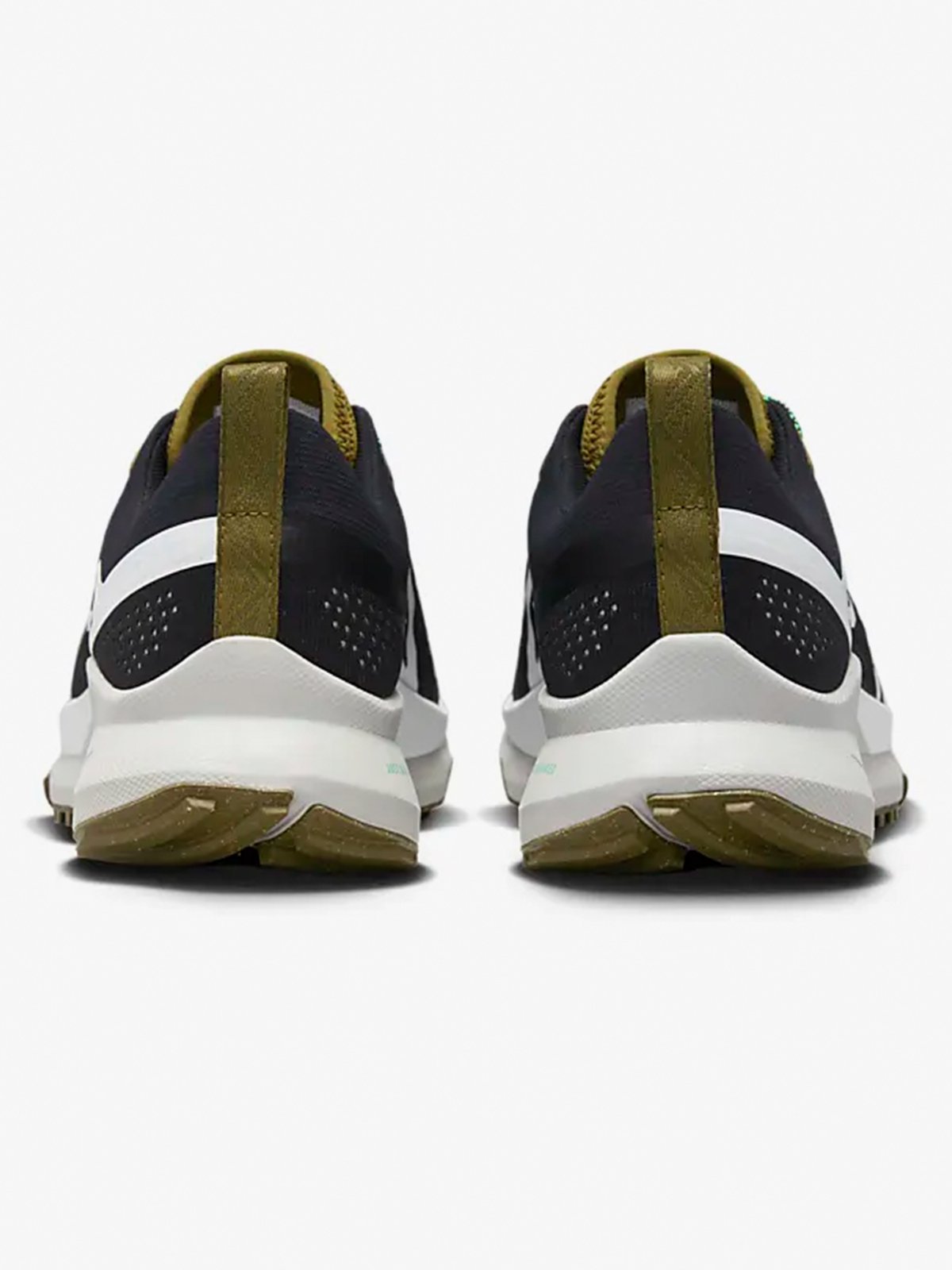 Nike React Pegasus Trail 4 Svart / Olive Flak / Spring Green / Hvit