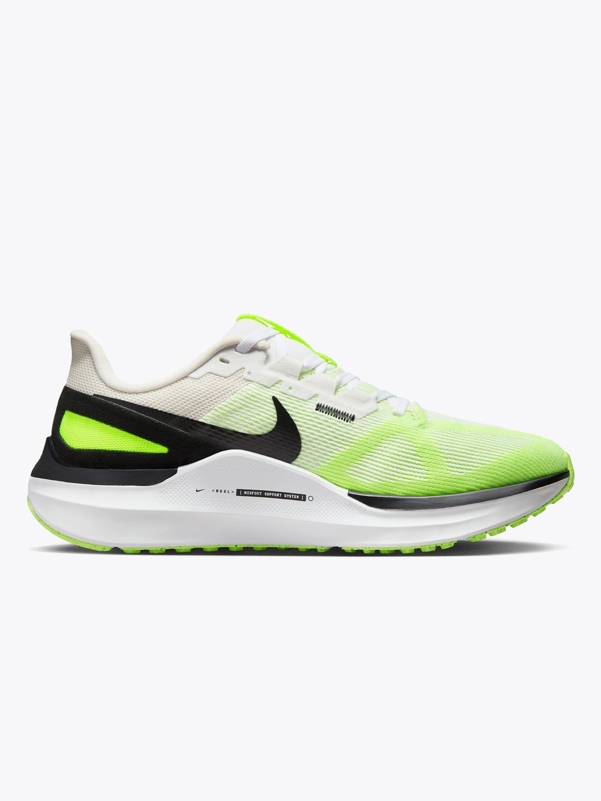Nike Air Zoom Structure 25 Hvit/Volt/Phantom/Svart