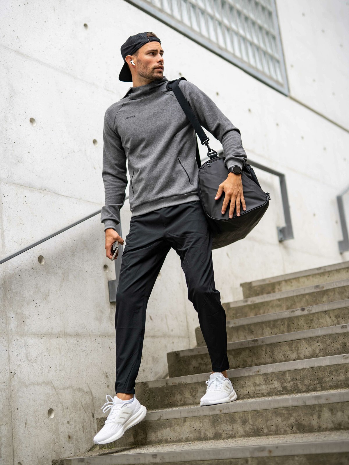 Nike Brasilia Training Duffel Bag 41L Black / White