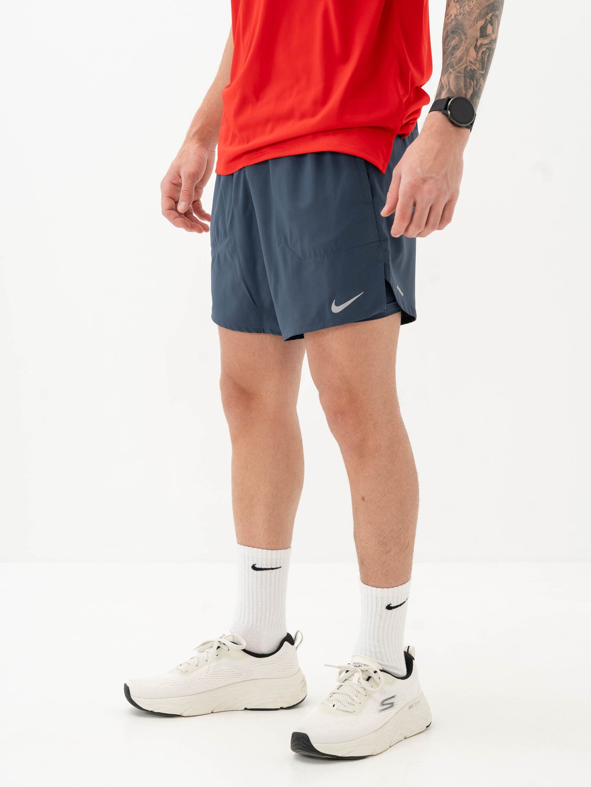 Nike Dri-Fit Stride 2in1 7" Shorts Thunder Blue / Reflective Silver