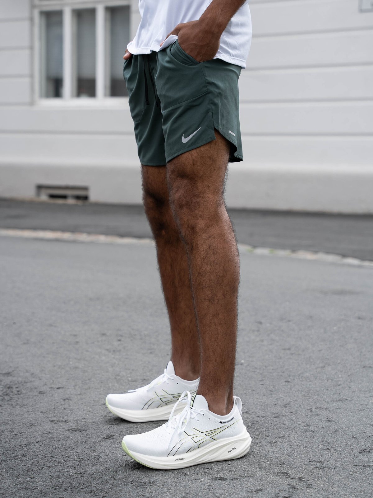 Nike Dri-Fit Stride 7" Shorts Vintage Green / Black / Reflective Silver