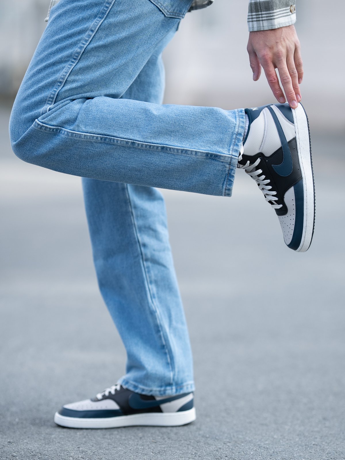 Nike Court Vision Mid Next Nature Light Iron