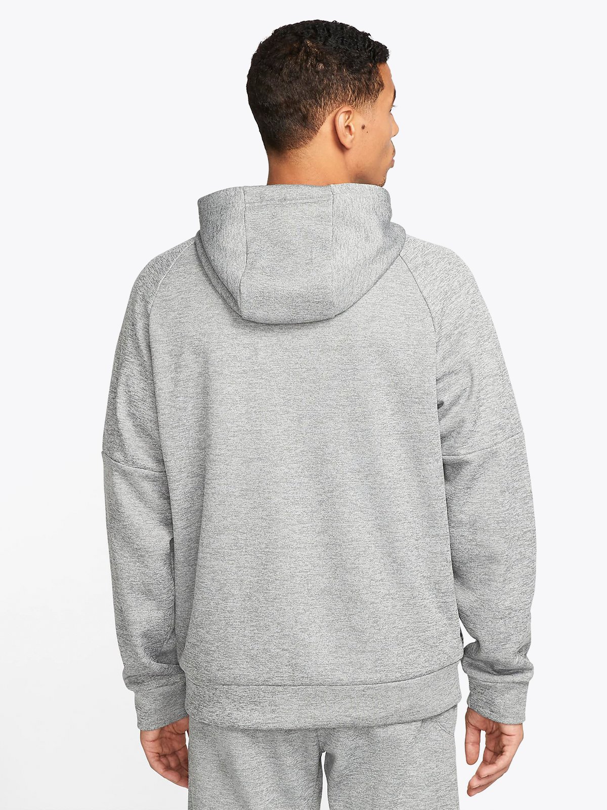 Nike Therma-Fit Full-Zip Hoodie Dark Grey Heather / Particle Grey / Black