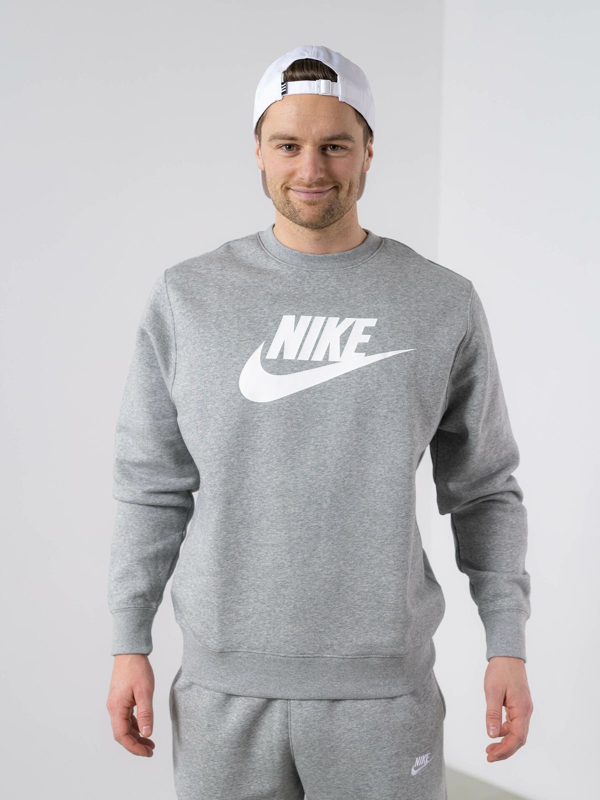 Nike Sportswear Club GX Crew Dark Grey Heather
