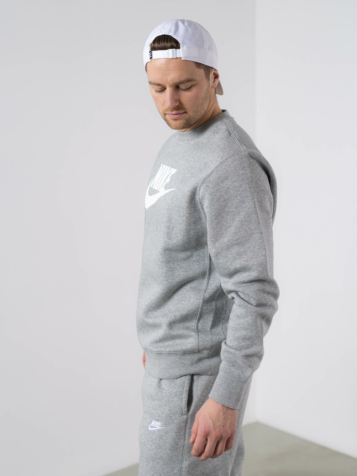 Nike Sportswear Club GX Crew Dark Grey Heather