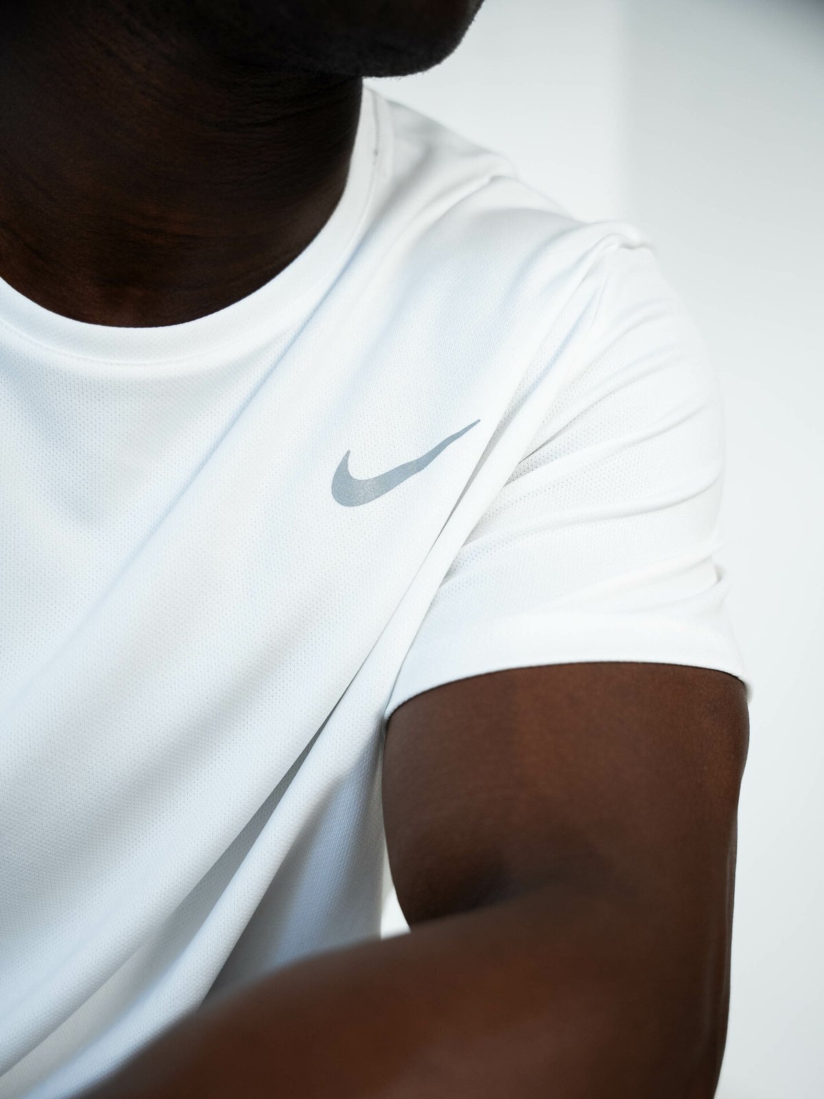 Nike Dri-Fit UV Miler Tee White