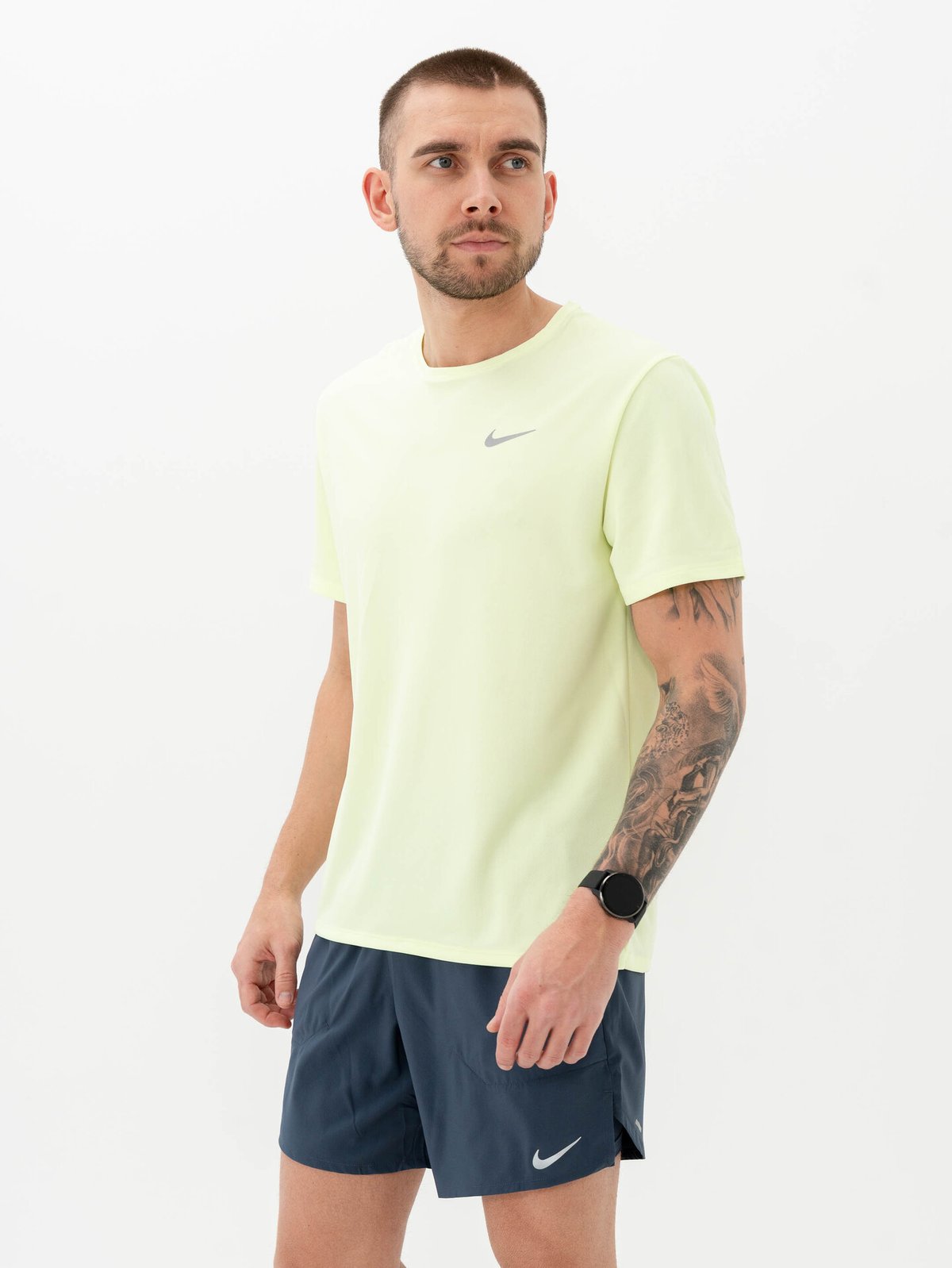Nike Dri-Fit UV Miler Tee Barely Volt