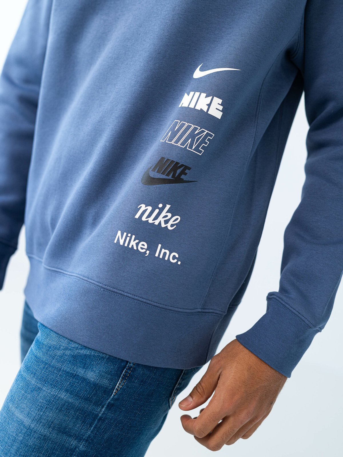 Nike Club+ Logo Crew Diffused Blue