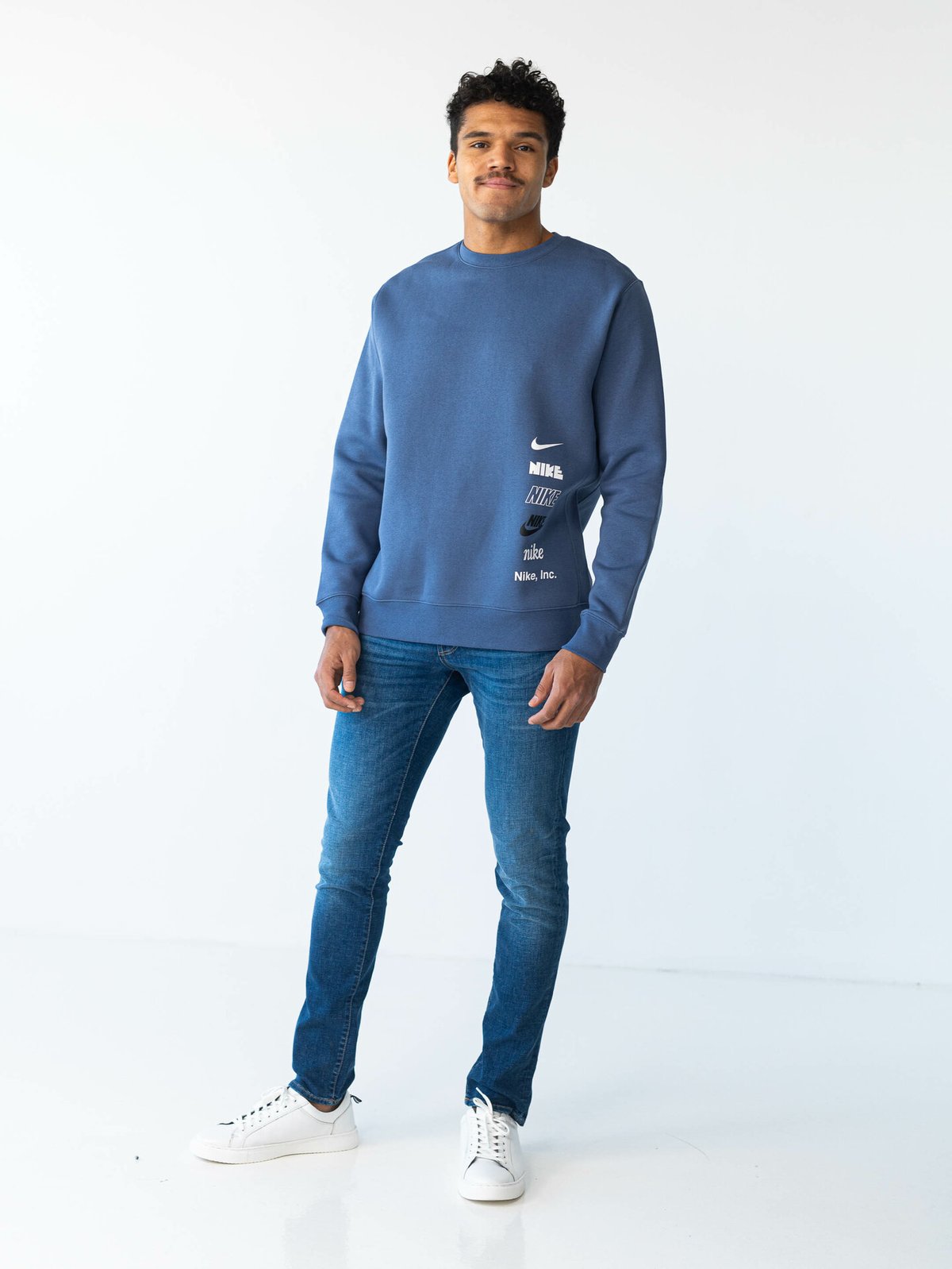Nike Club+ Logo Crew Diffused Blue
