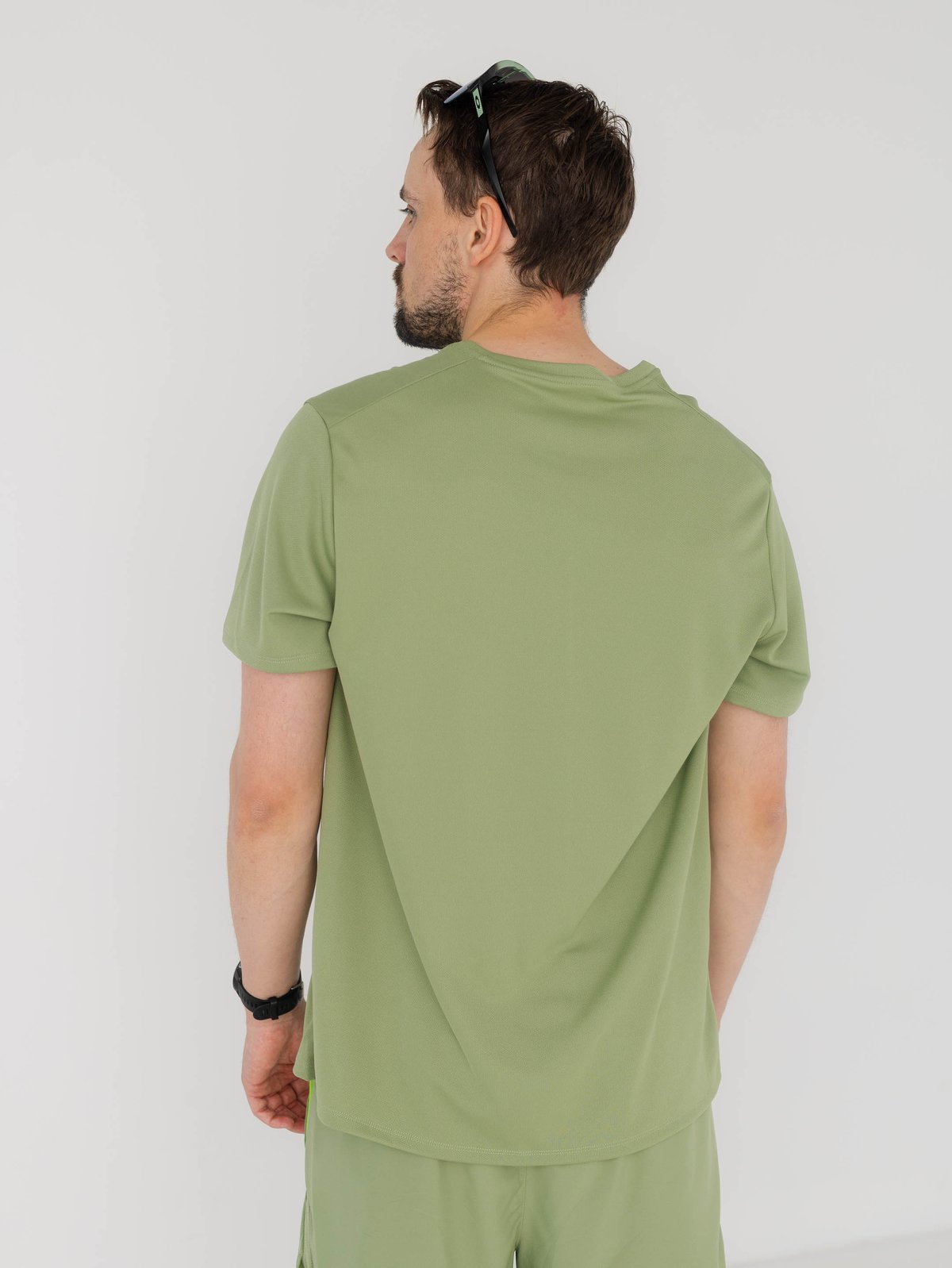 Nike Dri-Fit Run Division Miler Short Sleeve Oil Green