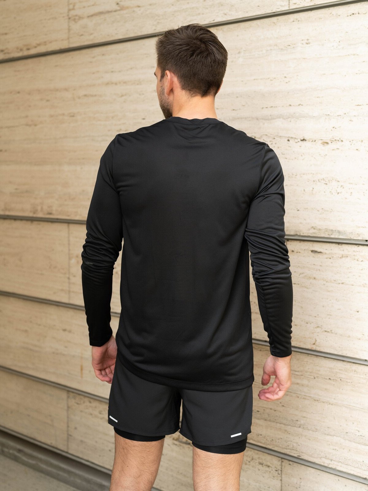 Nike Dri-Fit Legend Long Sleeve Black / Matte Silver