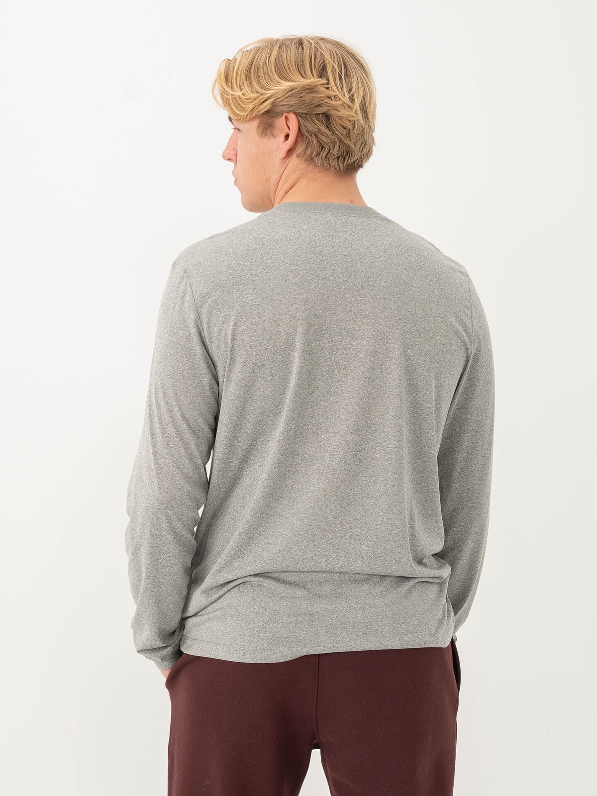 Nike Dri-Fit Legend Long Sleeve Tumbled Grey